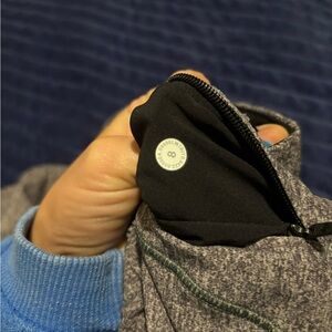 lululemon track that high rise short 3 inch gray